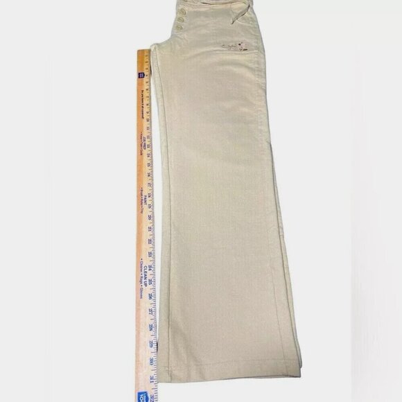 Vintage Disney Mickey Mouse Embroidered Pants Size M | 100% Cotton | Y2K Casual - Picture 7 of 8